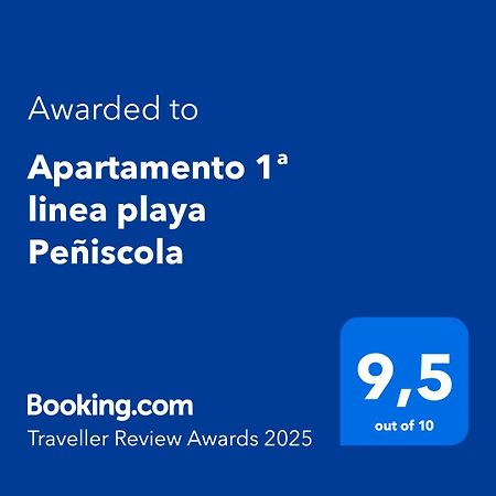 Apartamento 1ª Linea Playa Peñíscola Esterno foto